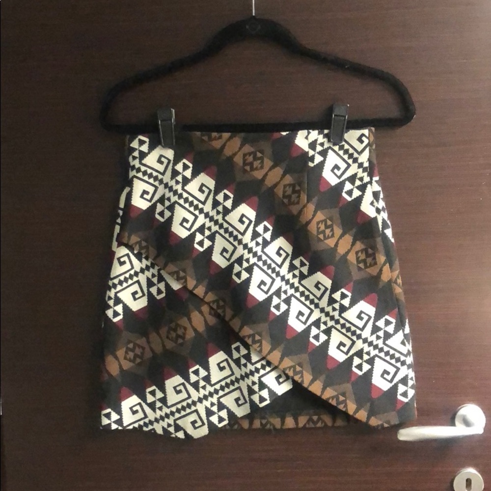 Zara printed skirt